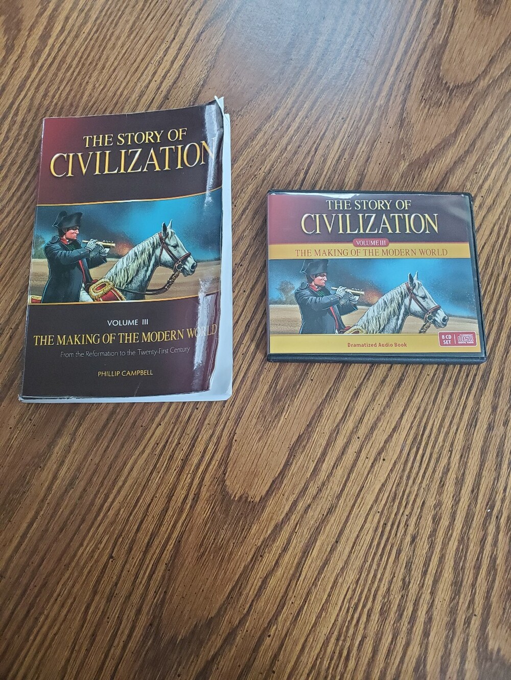 The Story of Civilization The Making Of The Modern World Volume 3 Book & CD Set